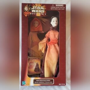 Mattel Queen Amidala Doll - Orange and Red